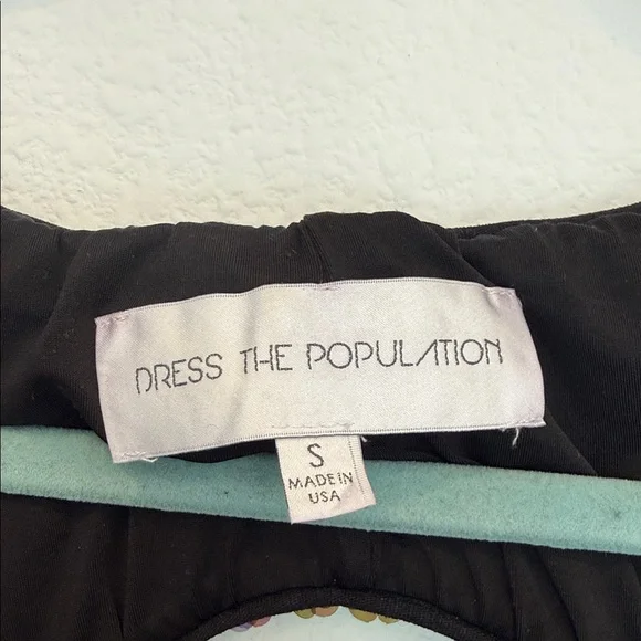 Dress the Population Emerald Sequin Mini Dress - Picture 2 of 4